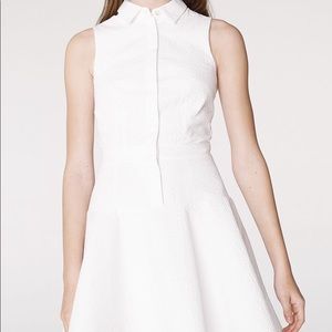ARMANI EXCHANGE SEERSUCKER SHIRT DRESS